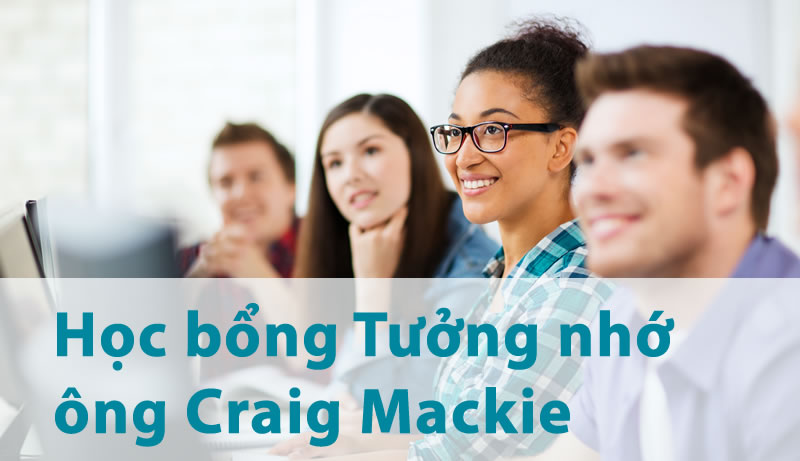Học bổng Tưởng nhớ ông Craig Mackie